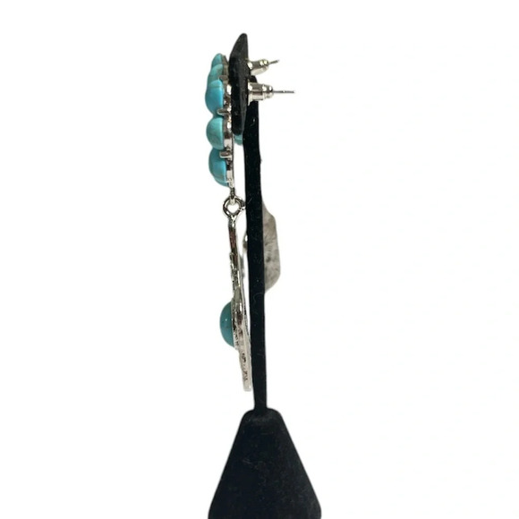 NWT 3 for $20 Silver & Turquoise Bottle Shaped Dangle Earrings “you pick 3” - Picture 4 of 5